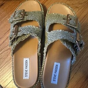 Steve Madden Chunky Sandals Green